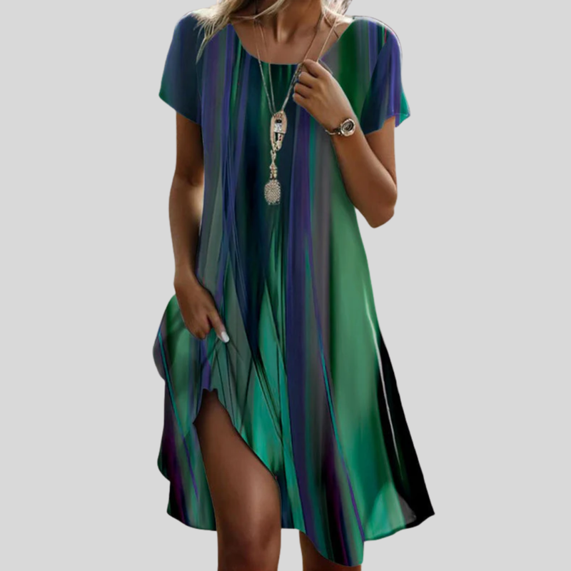 Genna | Gradient Boho Casual Dress