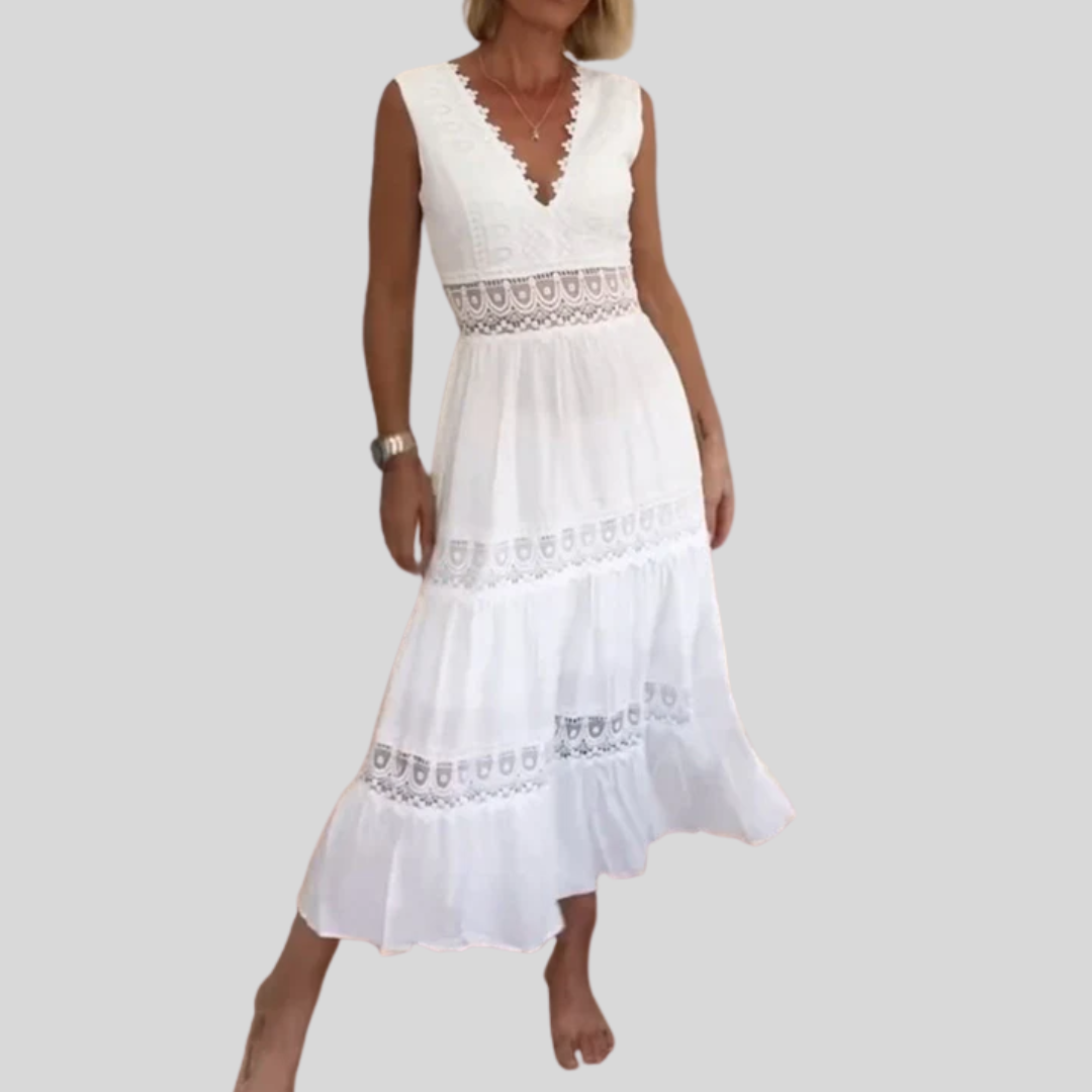 Circe | Lace V-Neck Cami Dress