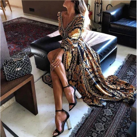 Faye | Boho Printed Dress