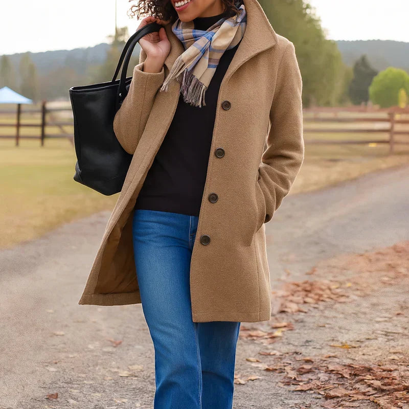 Aurora Single-Button Coat