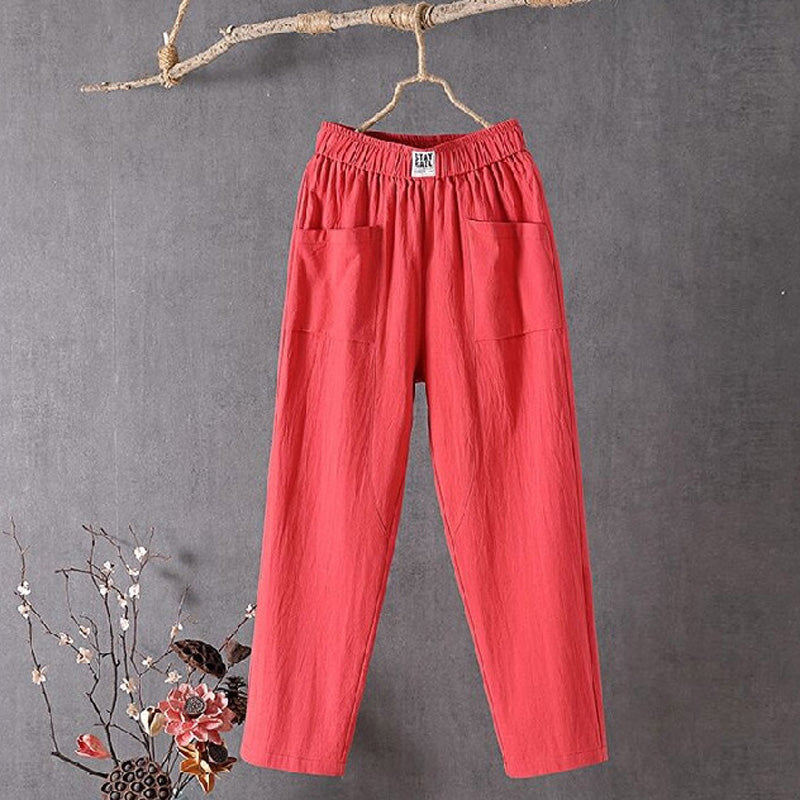 Alyra | Relaxed Fit Trousers with Pockets