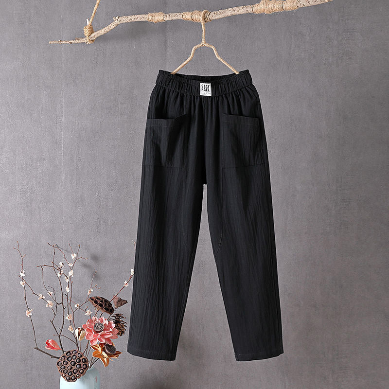Alyra | Relaxed Fit Trousers with Pockets