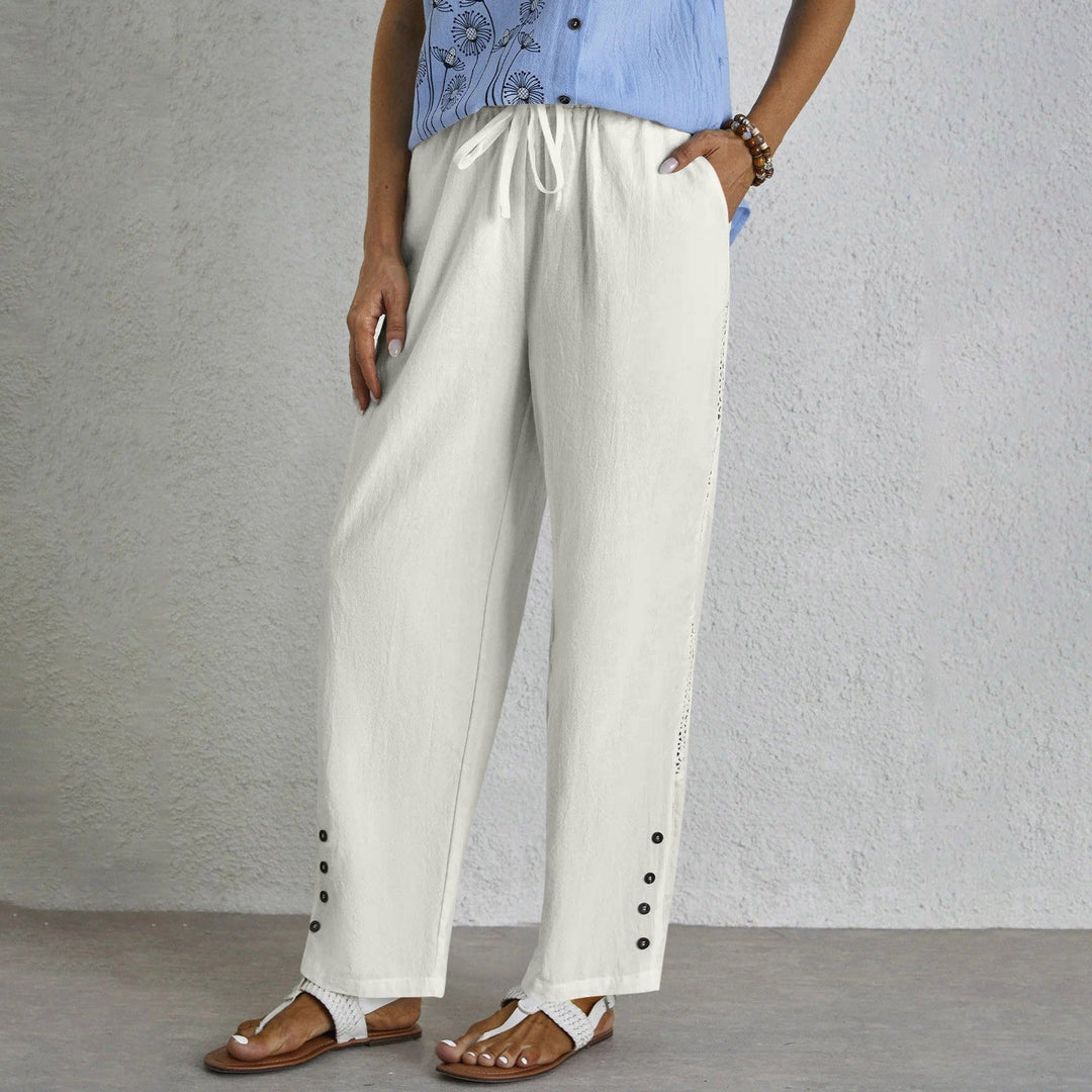 Shania | Relaxed Button Trousers