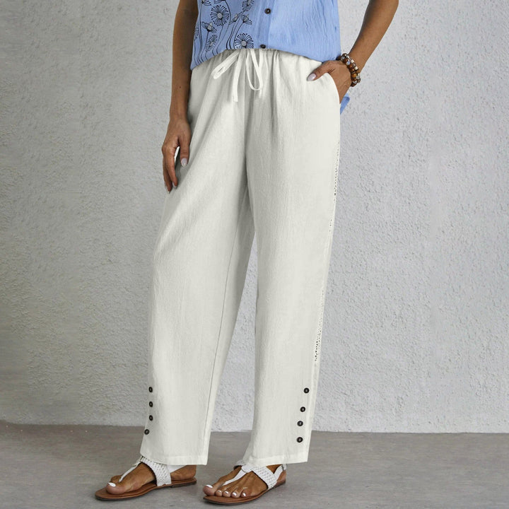 Shania | Relaxed Button Trousers