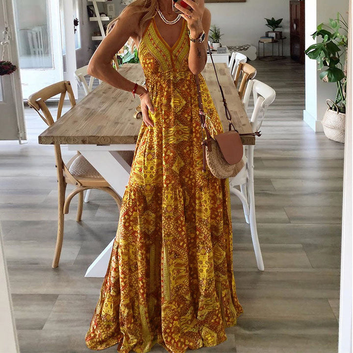 Gweneth Sleeveless Boho Dress