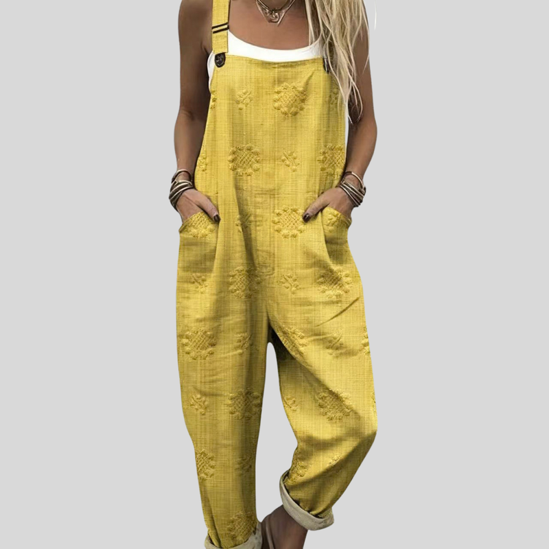 Sunny Mustard Yellow Dungarees