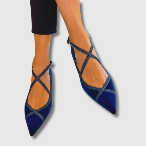 Noëlle | Chic Navy Moccasins