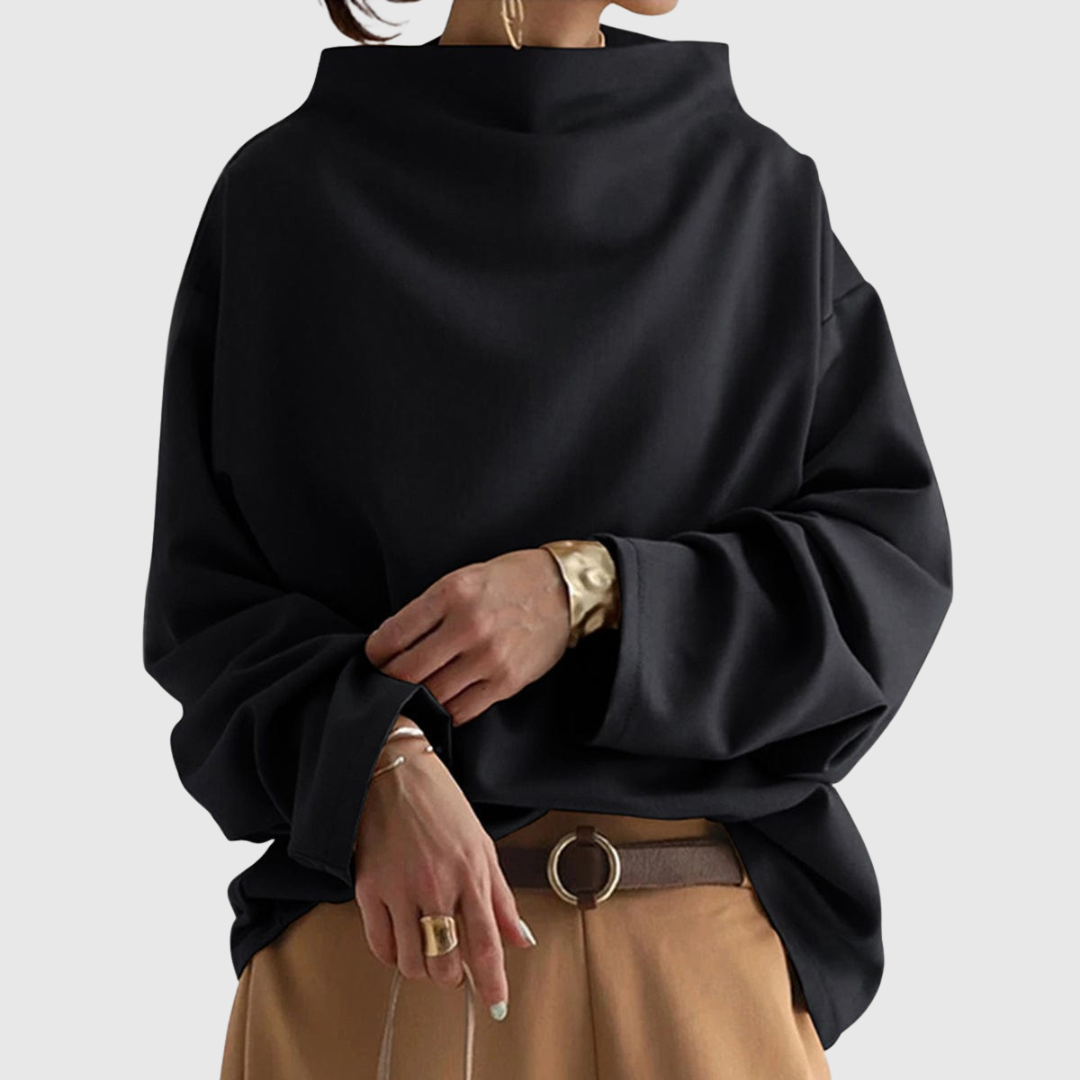Lisa | Casual Standing-Collar Jumper