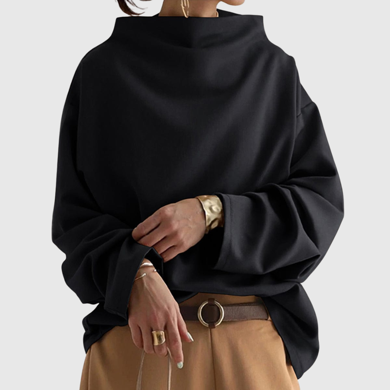 Lisa | Casual Standing-Collar Jumper