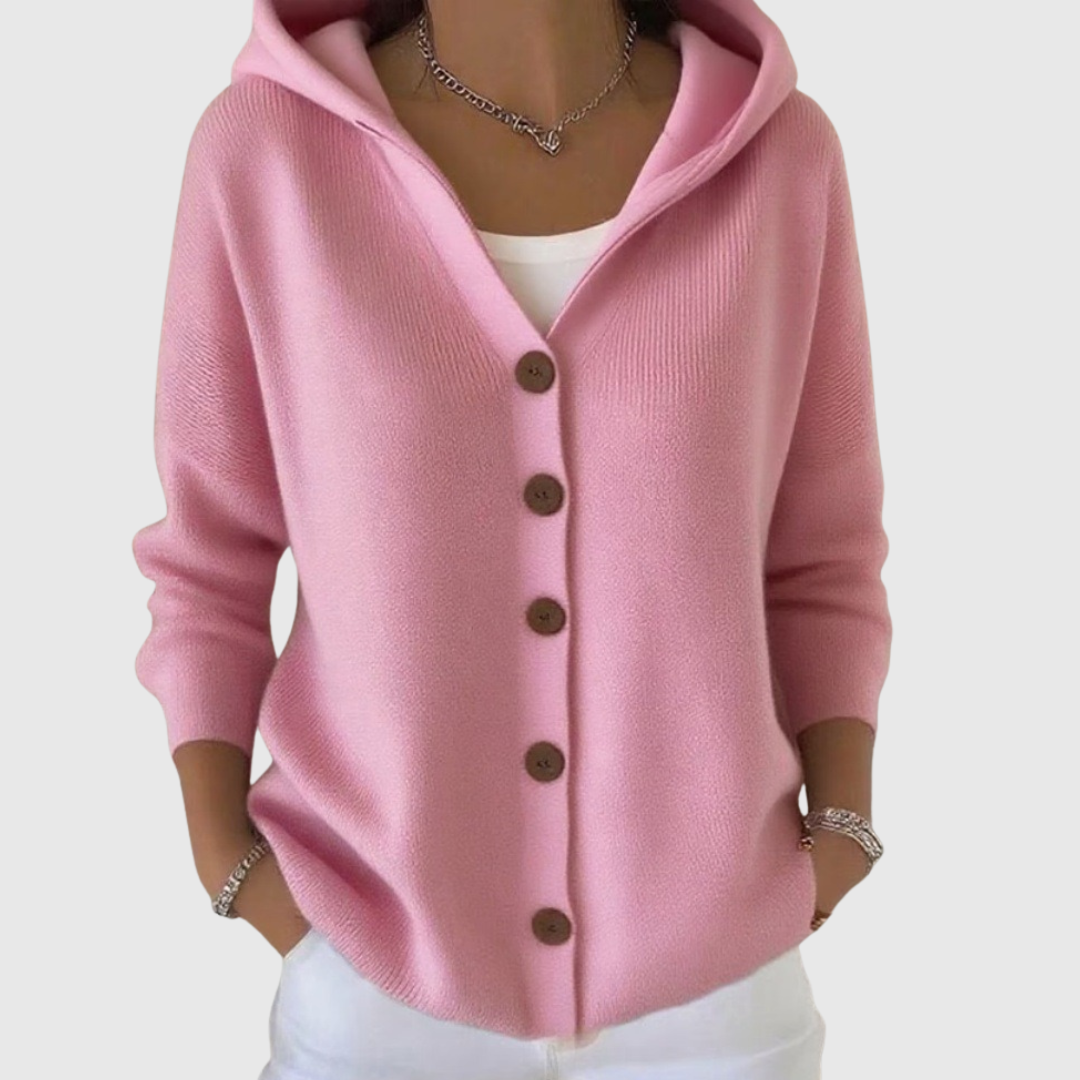 Comfort Hooded Knit Cardigan — Style 5