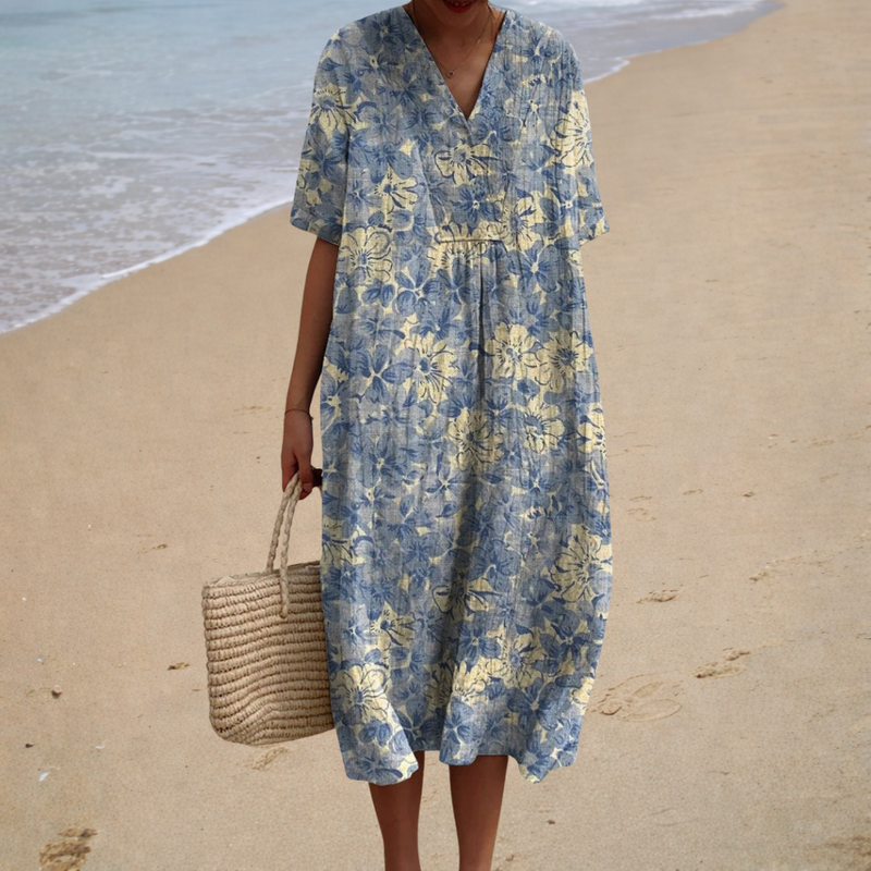 Relaxed Print Summer Dress