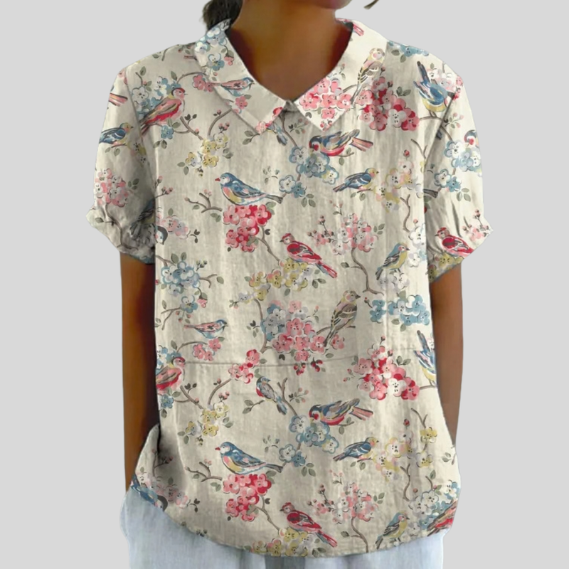 Floral Top, Effortless Comfort — Style 11