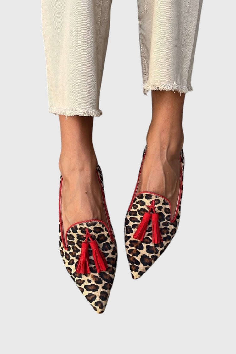 Nela | Leopard Moccasins