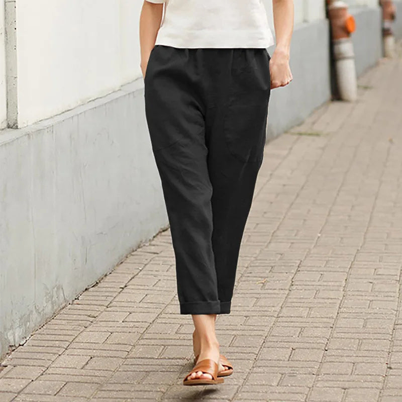 Kriza | Wide-Leg Trousers with Pockets