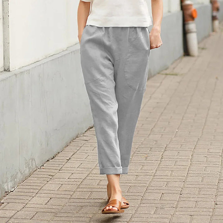 Kriza | Wide-Leg Trousers with Pockets