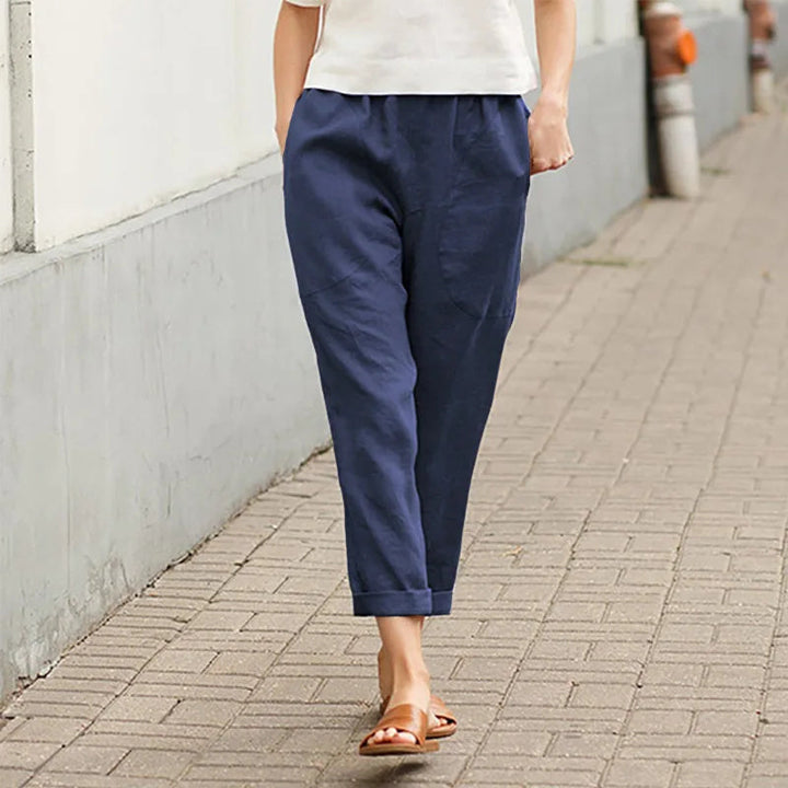 Kriza | Wide-Leg Trousers with Pockets