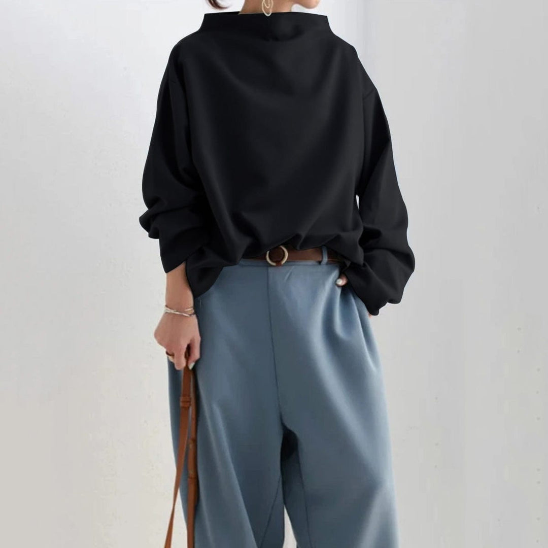 Lisa | Casual Standing-Collar Jumper