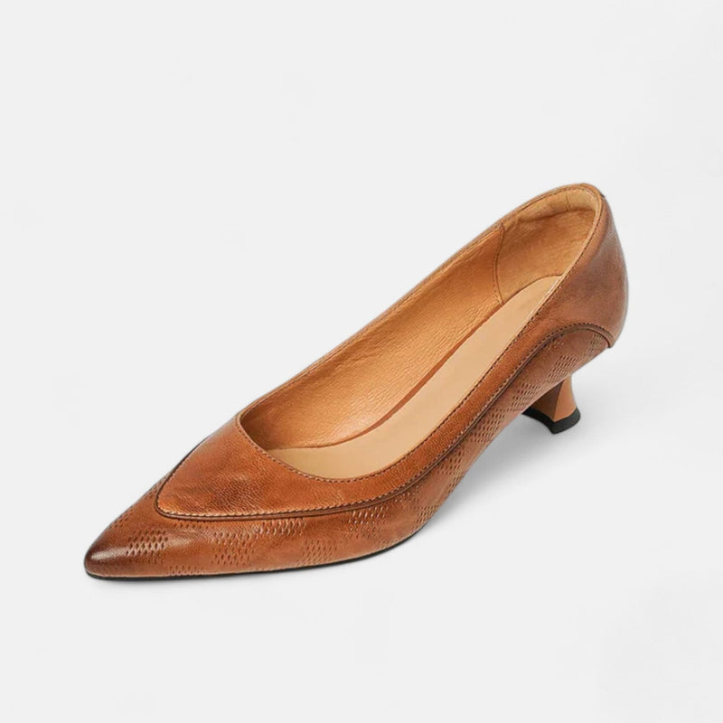 Amara Leather-Look Heels