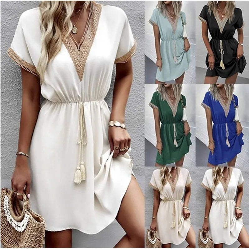 Sabrina | Elegant Boho Dress