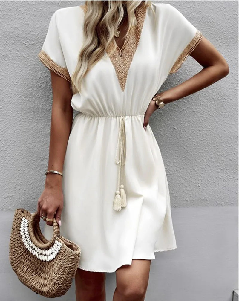 Sabrina | Elegant Boho Dress