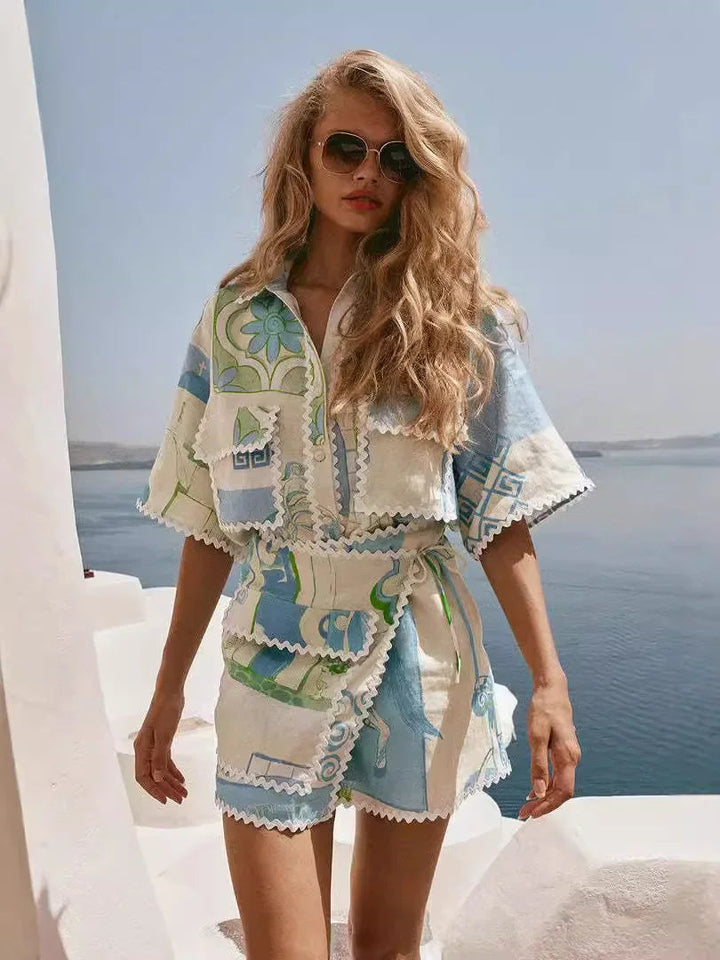 Solene Chic Patchwork Set