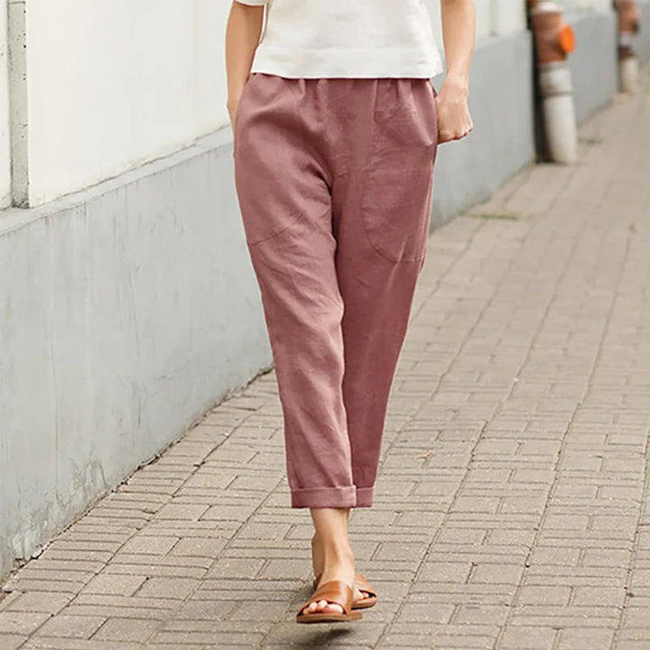 Kriza | Wide-Leg Trousers with Pockets