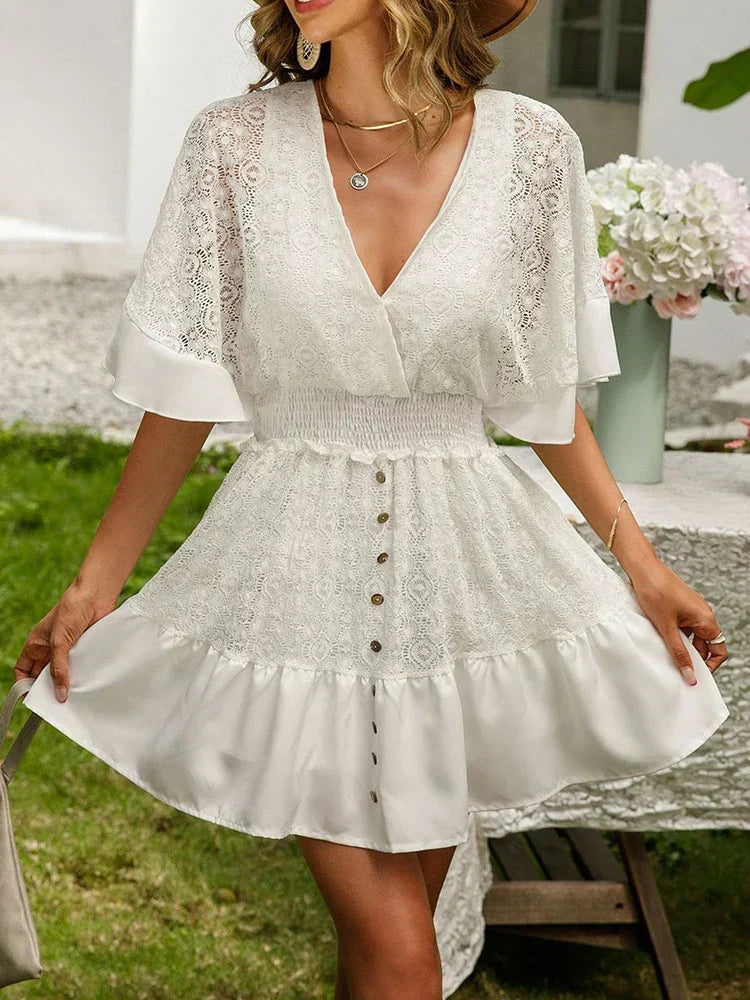 Carole | Boho Lace Dress