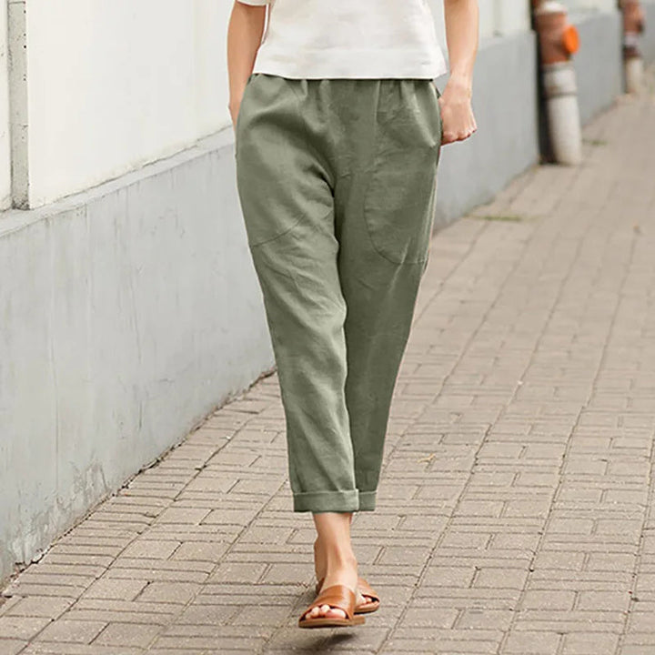 Kriza | Wide-Leg Trousers with Pockets