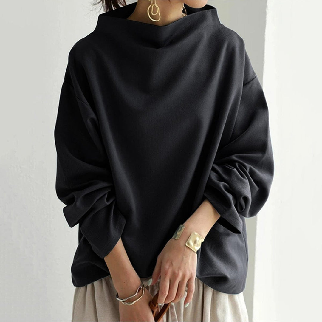 Lisa | Casual Standing-Collar Jumper