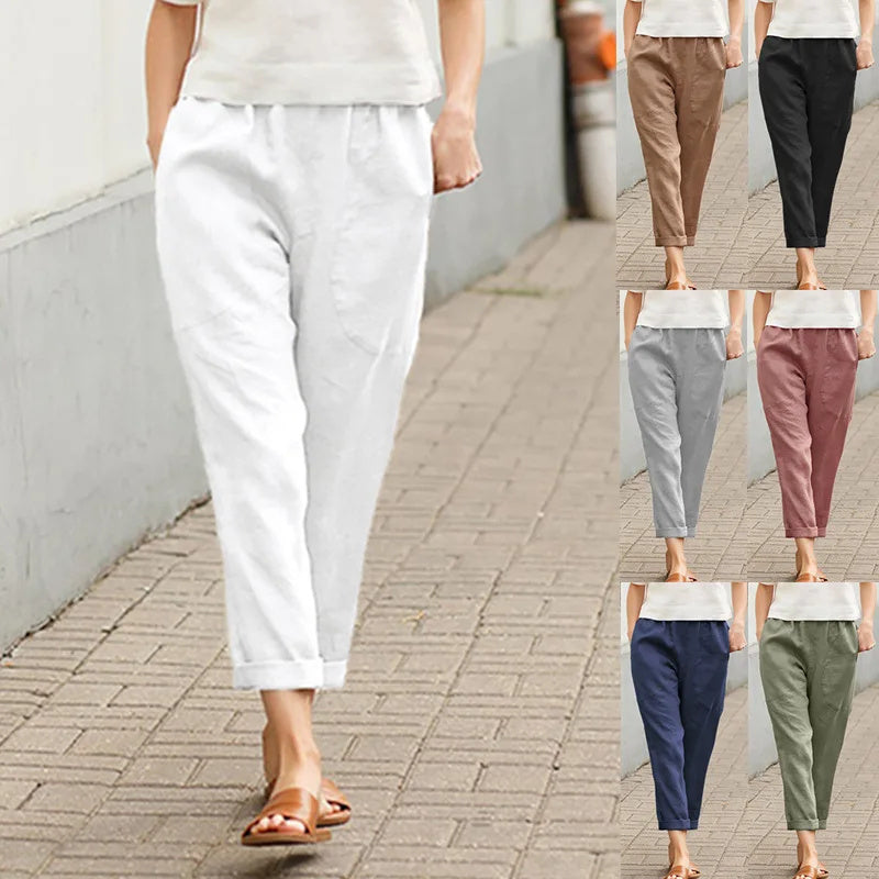 Kriza | Wide-Leg Trousers with Pockets