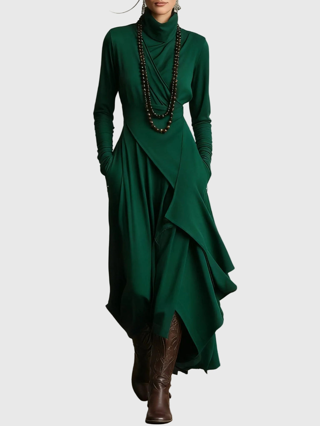 Violett | Pleated Maxi Dress