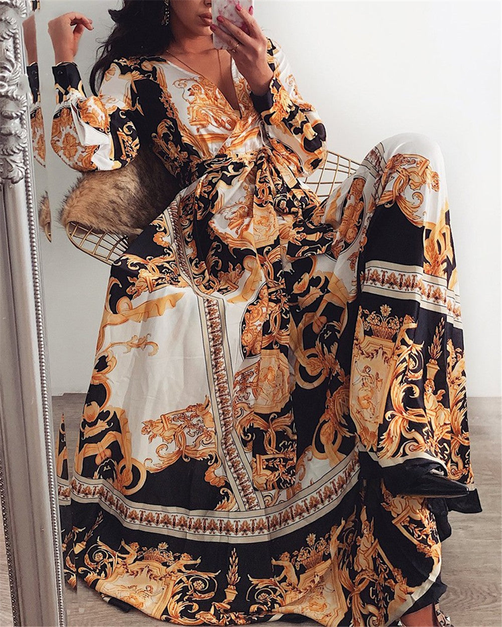 Faye | Boho Printed Dress