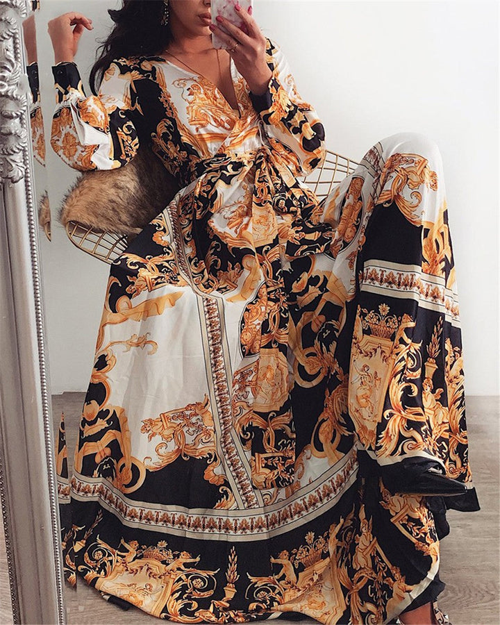 Faye | Boho Printed Dress