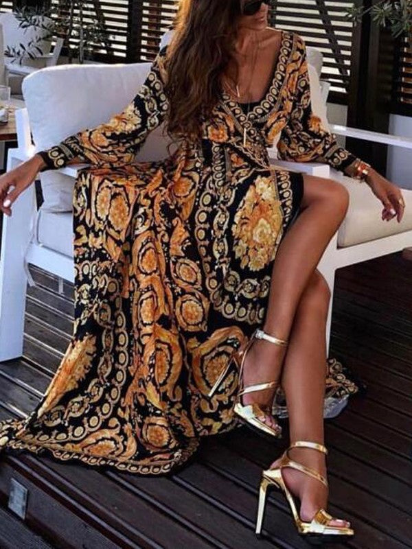 Faye | Boho Printed Dress