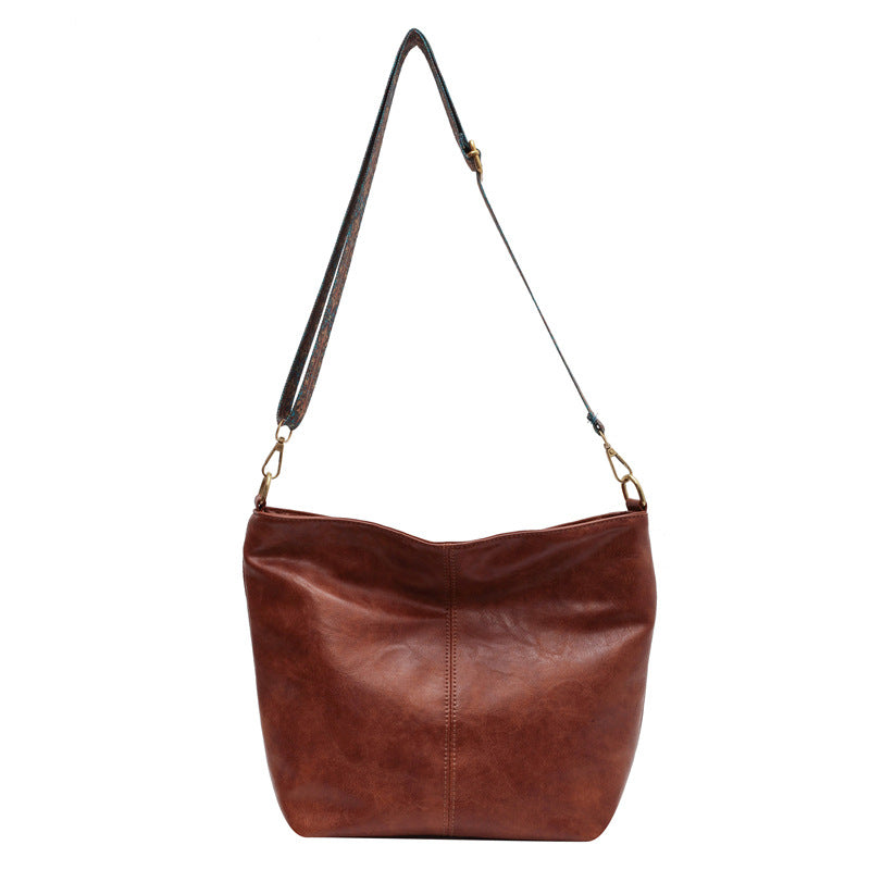 Marian | Vintage Leather Bag with Crossbody Strap