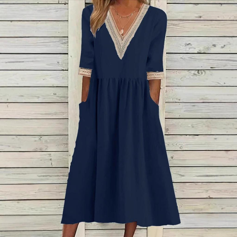 Livia Midi Lace Dress