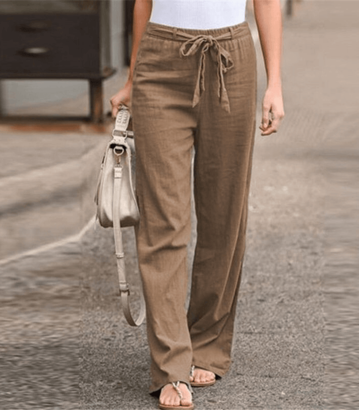 Joleen | Drawstring Elastic-Waist Leisure Pants