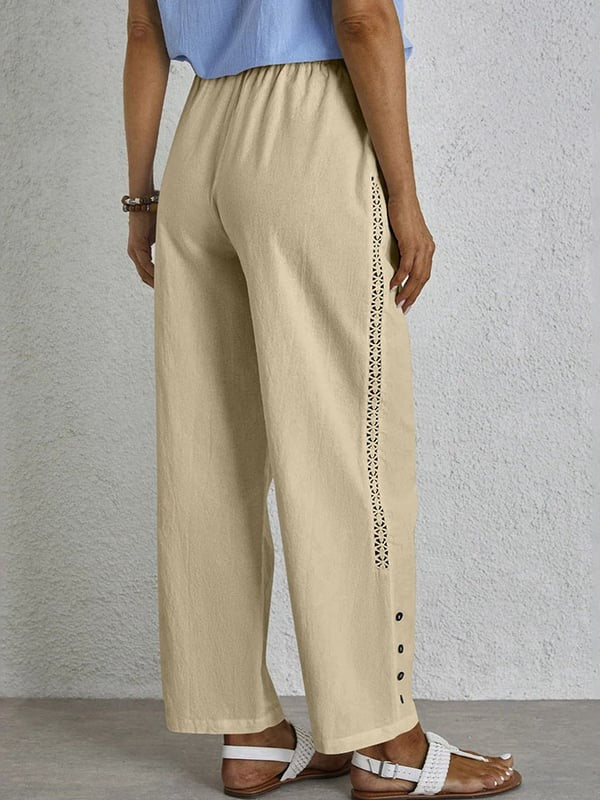 Shania | Relaxed Button Trousers