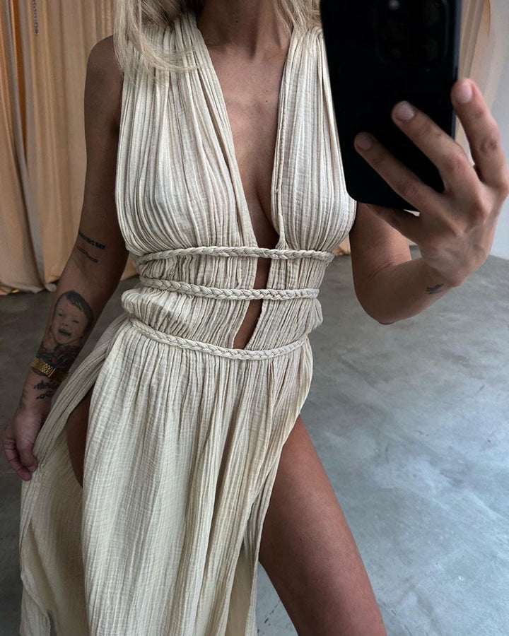Zolla | Textured Slit Dress