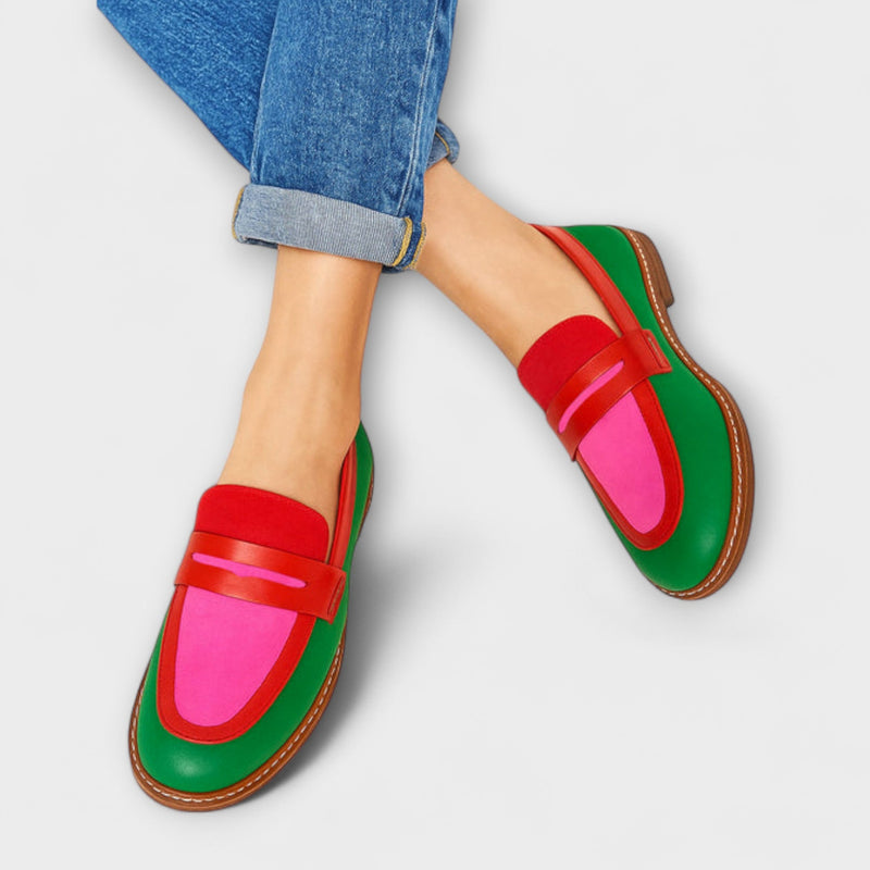Nyla Casual Contrast Loafers