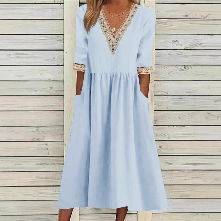 Livia Midi Lace Dress