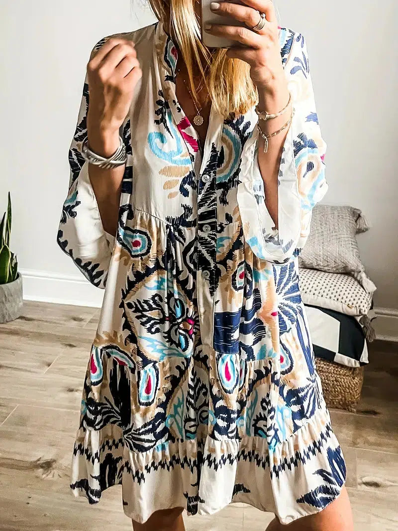 Véronique | Bohemian Tunic Dress