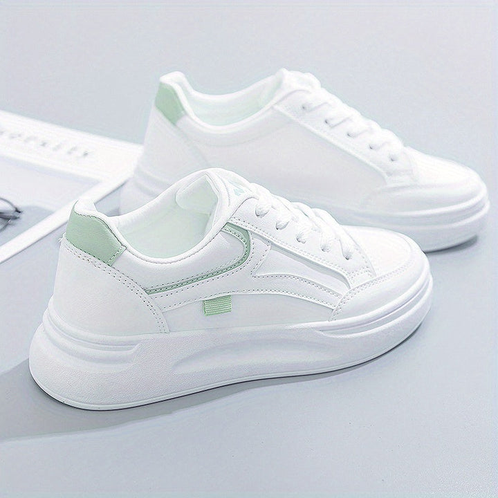 Chic White Comfort Sneakers