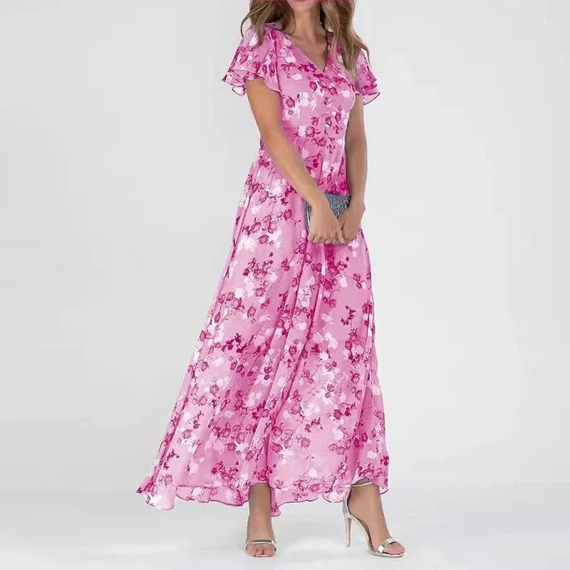 Zuri | Elegant Flowing Figure-Flattering Dress