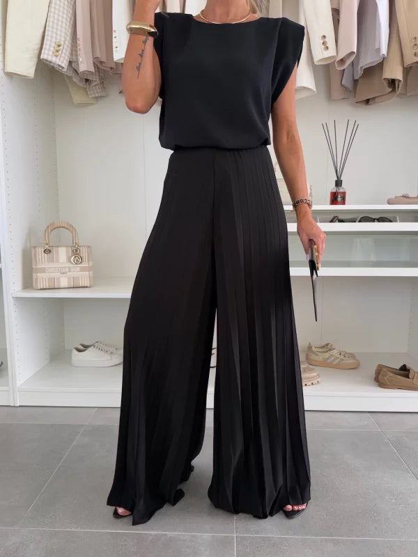 Marian | Elegant Pleated Ensemble