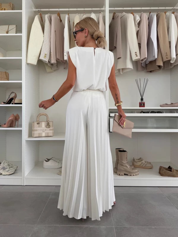 Marian | Elegant Pleated Ensemble