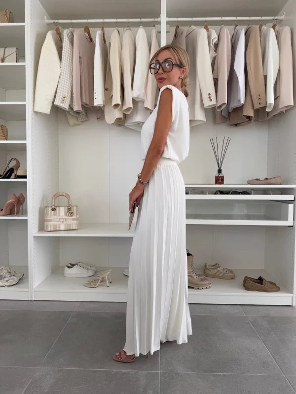Marian | Elegant Pleated Ensemble