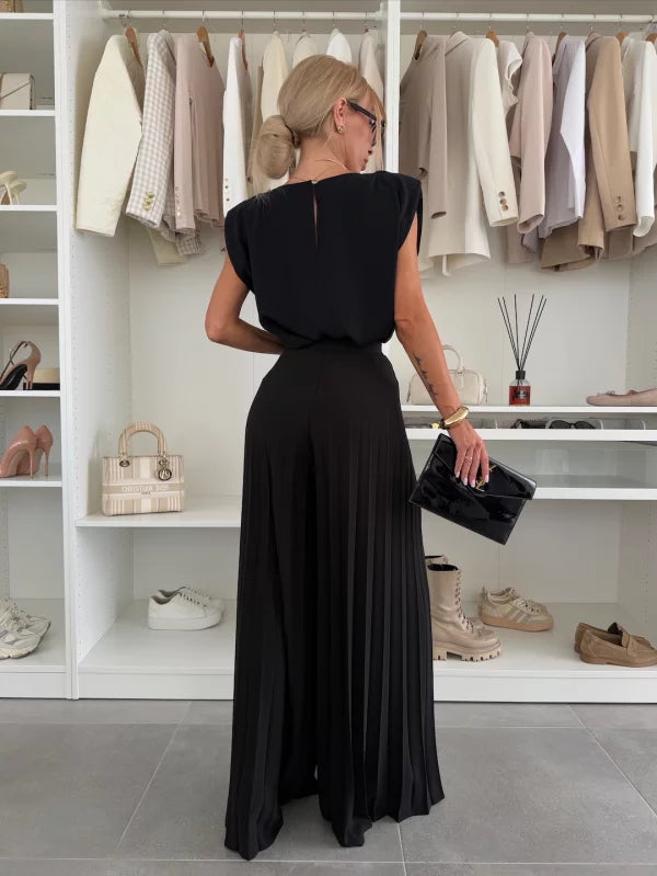 Marian | Elegant Pleated Ensemble