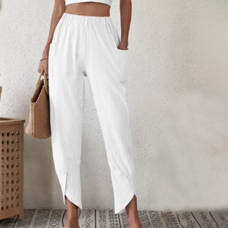 Essari | Slit-Hem Trousers