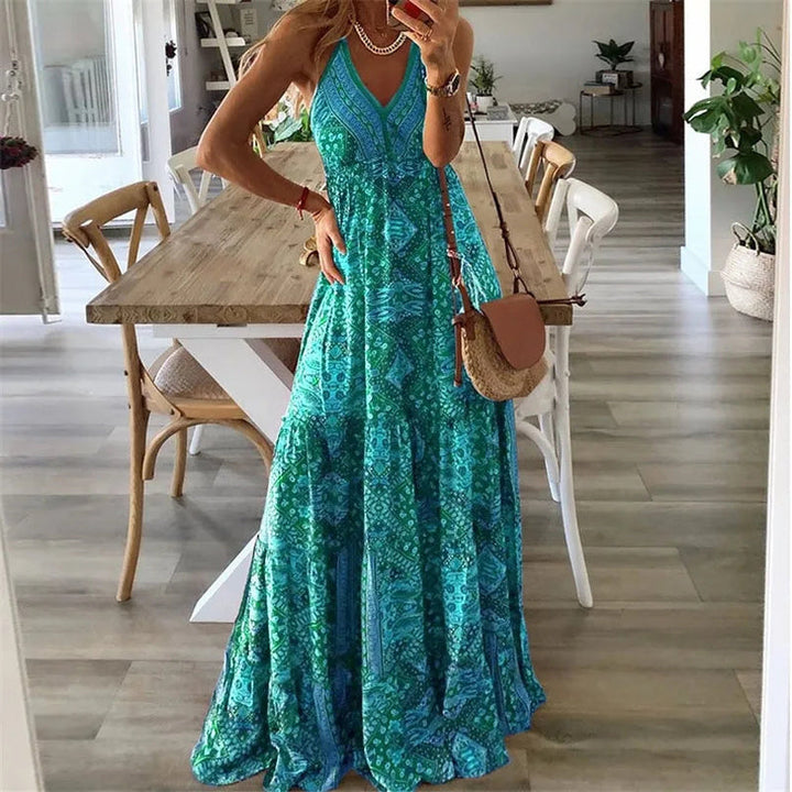 Gweneth Sleeveless Boho Dress